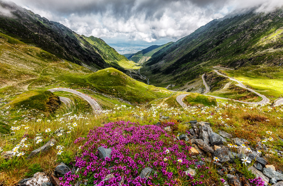 Hidden Colorful Trails in the Carpathian Mountains, Romania