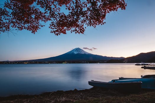 Scenery of Mount Fuji, Japan