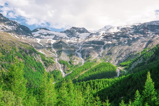 The Majestic and Colorful Swiss Alps