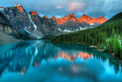 The Bright Waters of Lake Louise, Canada